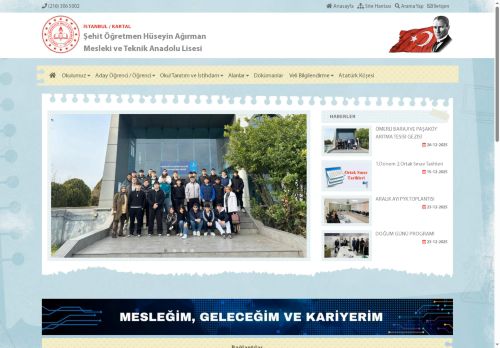 İSTANBUL / KARTAL - Şehit Öğretmen Hüseyin Ağırman Mesleki ve Teknik Anadolu Lisesi