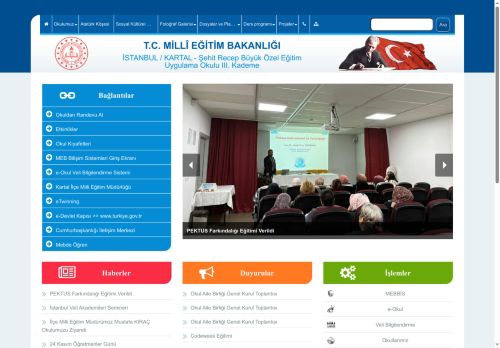 İSTANBUL / KARTAL - Şehit Recep Büyük Özel Eğitim Uygulama Okulu III. Kademe