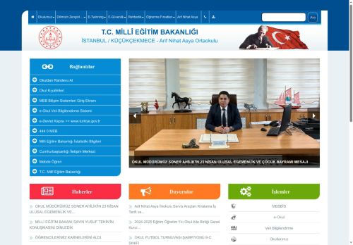 İSTANBUL / KÜÇÜKÇEKMECE - Arif Nihat Asya Ortaokulu