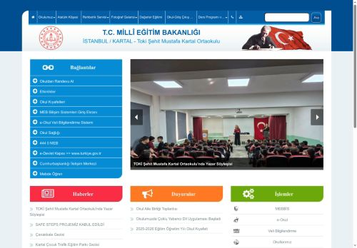 İSTANBUL / KARTAL - Toki Şehit Mustafa Kartal Ortaokulu