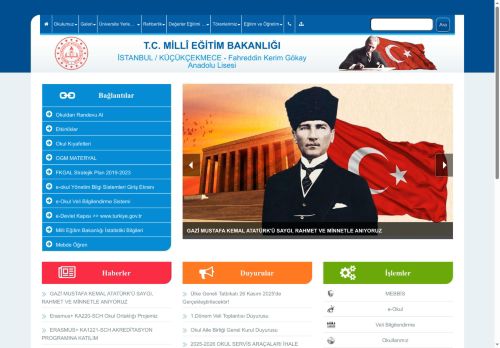 İSTANBUL / KÜÇÜKÇEKMECE - Fahreddin Kerim Gökay Anadolu Lisesi