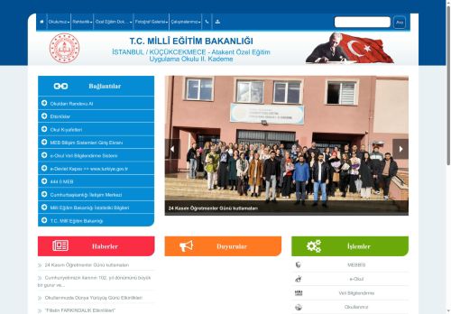 İSTANBUL / KÜÇÜKCEKMECE - Atakent Özel Eğitim Uygulama Okulu II. Kademe