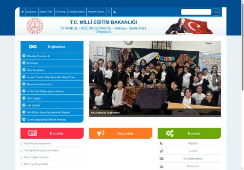 İSTANBUL / KÜÇÜKÇEKMECE - Behiye - Selim Pars Ortaokulu