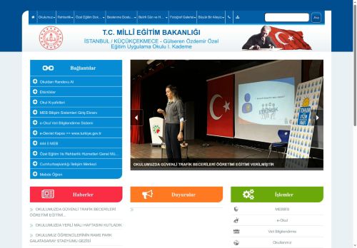 İSTANBUL / KÜÇÜKÇEKMECE - Gülseren Özdemir Özel Eğitim Uygulama Okulu I. Kademe