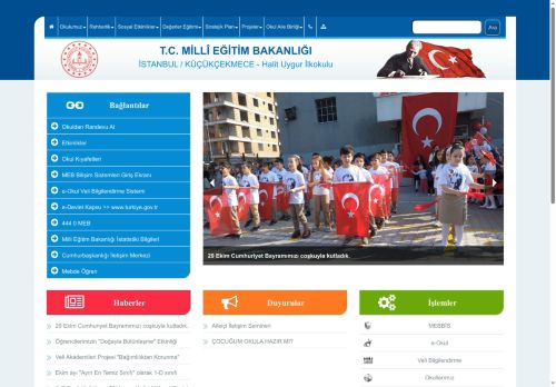 İSTANBUL / KÜÇÜKÇEKMECE - Halit Uygur İlkokulu