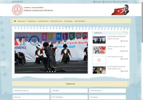 İSTANBUL / KÜÇÜKÇEKMECE - Halkalı Cumhuriyet ilkokulu