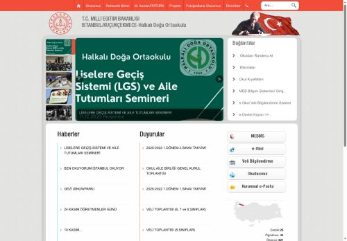 İSTANBUL / KÜÇÜKÇEKMECE - Halkalı Doğa Ortaokulu