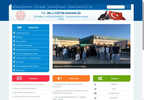 İSTANBUL / KÜÇÜKÇEKMECE - Küçükçekmece Anadolu Lisesi