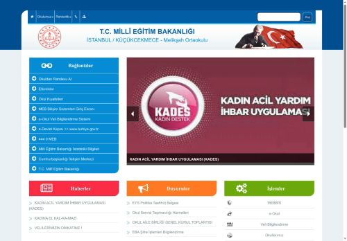 İSTANBUL / KÜÇÜKCEKMECE - Melikşah Ortaokulu