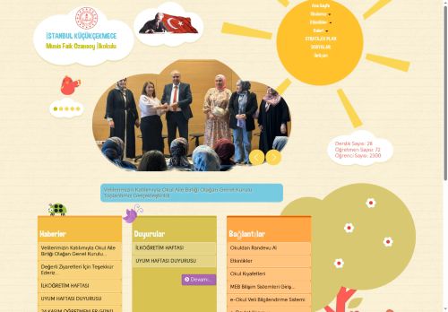 İSTANBUL / KÜÇÜKÇEKMECE - Munis Faik Ozansoy İlkokulu