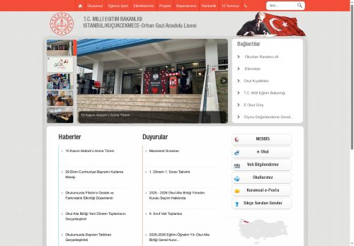 İSTANBUL / KÜÇÜKCEKMECE - Orhan Gazi Anadolu Lisesi