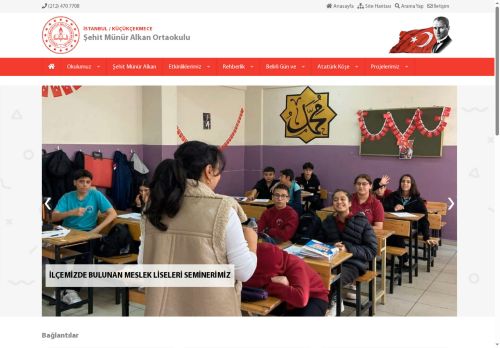 İSTANBUL / KÜÇÜKÇEKMECE - Şehit Münür Alkan Ortaokulu