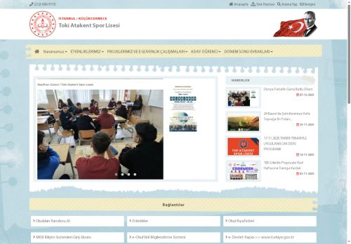 İSTANBUL / KÜÇÜKCEKMECE - Toki Atakent Spor Lisesi