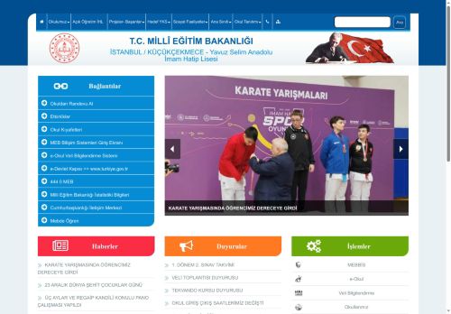 İSTANBUL / KÜÇÜKÇEKMECE - Yavuz Selim Anadolu İmam Hatip Lisesi