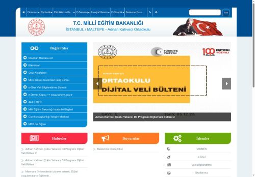 İSTANBUL / MALTEPE - Adnan Kahveci Ortaokulu