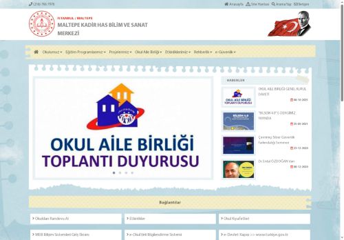 İSTANBUL / MALTEPE - MALTEPE KADİR HAS BİLİM VE SANAT MERKEZİ