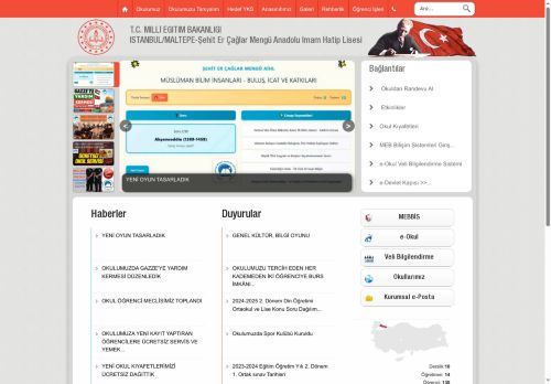 İSTANBUL / MALTEPE - Şehit Er Çağlar Mengü Anadolu İmam Hatip Lisesi