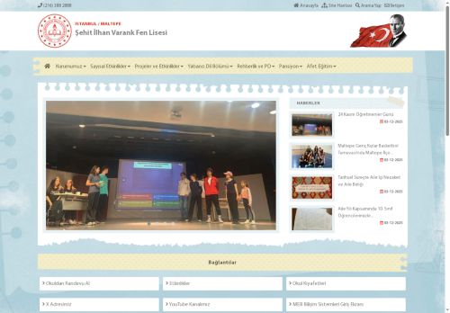 İSTANBUL / MALTEPE - Şehit İlhan Varank Fen Lisesi