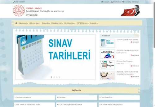 İSTANBUL / MALTEPE - Şehit Murat Naiboğlu İmam Hatip Ortaokulu