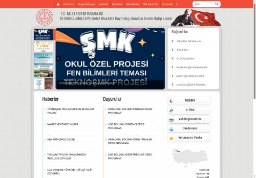 İSTANBUL / MALTEPE - Şehit Mustafa Kaymakçı Anadolu İmam Hatip Lisesi