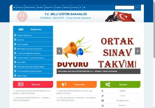 İSTANBUL / MALTEPE - Yılmaz Mızrak Ortaokulu