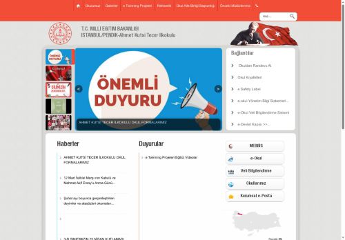 İSTANBUL / PENDİK - Ahmet Kutsi Tecer İlkokulu