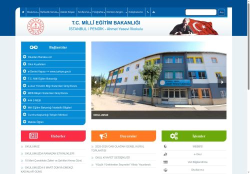 İSTANBUL / PENDİK - Ahmet Yesevi İlkokulu