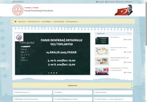 İSTANBUL / PENDİK - Faruk Demirbağ Ortaokulu