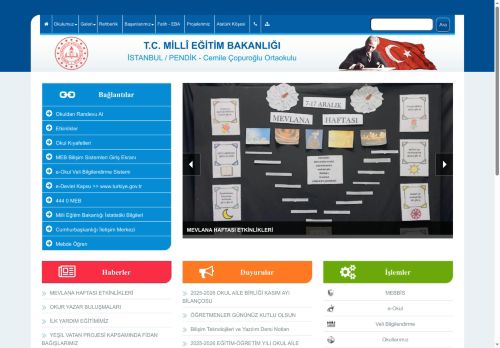 İSTANBUL / PENDİK - Cemile Çopuroğlu Ortaokulu