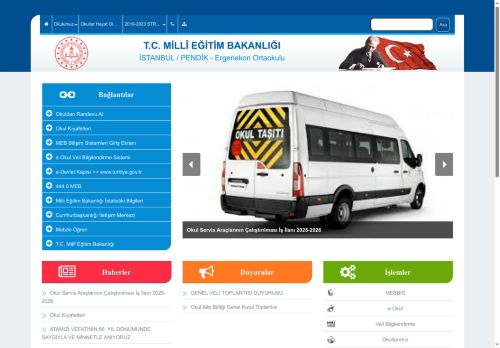 İSTANBUL / PENDİK - Ergenekon Ortaokulu