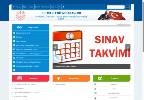 İSTANBUL / PENDİK - İsmail Biçer Anadolu İmam Hatip Lisesi