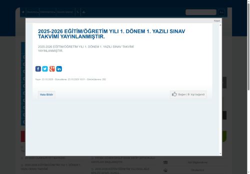 İSTANBUL / PENDİK - FATMA GÖZEN ERALP İMAM HATİP ORTAOKULU