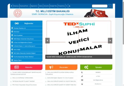İZMİR / BORNOVA - Suphi Koyuncuoğlu Ortaokulu