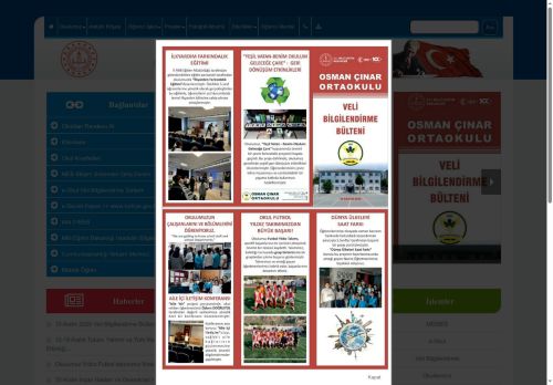 İZMİR / BAYRAKLI - Osman Çınar Ortaokulu