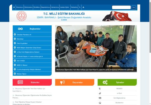 İZMİR / BAYRAKLI - Şehit Bersan Doğantekin Anadolu Lisesi