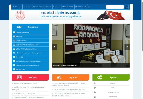 İZMİR / BERGAMA - Ali Rıza Eroğlu İlkokulu