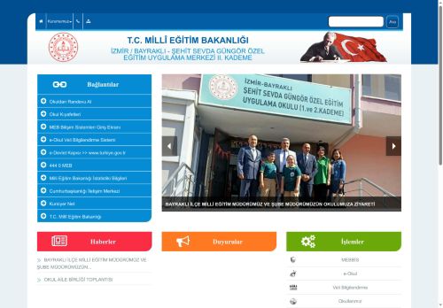 İZMİR / BAYRAKLI - ŞEHİT SEVDA GÜNGÖR ÖZEL EĞİTİM UYGULAMA MERKEZİ II. KADEME