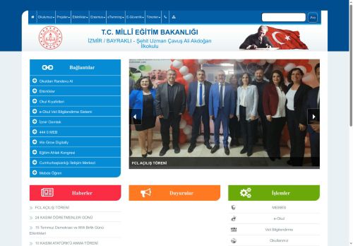 İZMİR / BAYRAKLI - Şehit Uzman Çavuş Ali Akdoğan İlkokulu