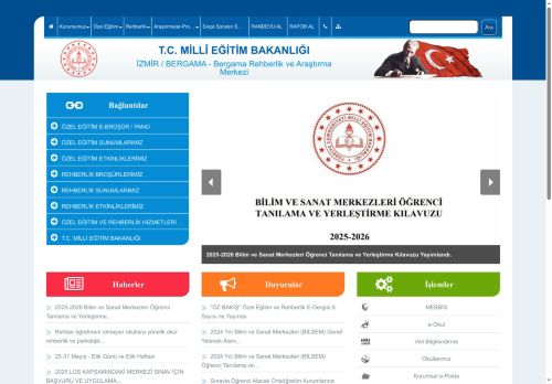 İZMİR / BERGAMA - Bergama Rehberlik ve Araştırma Merkezi