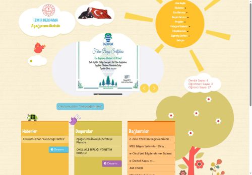 İZMİR / BERGAMA - Aşağıcuma ilkokulu