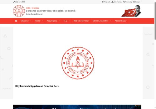 İZMİR / BERGAMA - Bergama Bakırçay Ticaret Mesleki ve Teknik Anadolu Lisesi