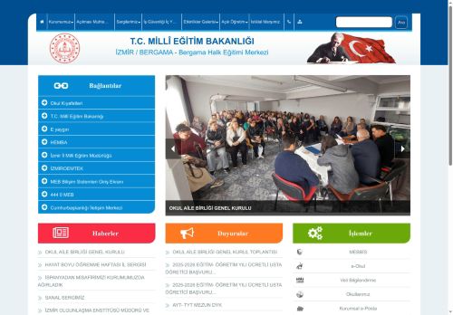 İZMİR / BERGAMA - Bergama Halk Eğitimi Merkezi