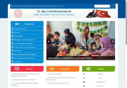İZMİR / BERGAMA - Şehit Ümit Özerli Ortaokulu