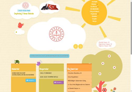 İZMİR / BERGAMA - Zeytindağ Yılmaz İlkokulu