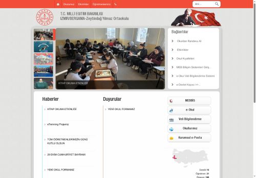 İZMİR / BERGAMA - Zeytindağ Yılmaz Ortaokulu