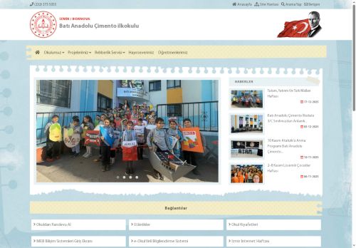 İZMİR / BORNOVA - Batı Anadolu Çimento ilkokulu