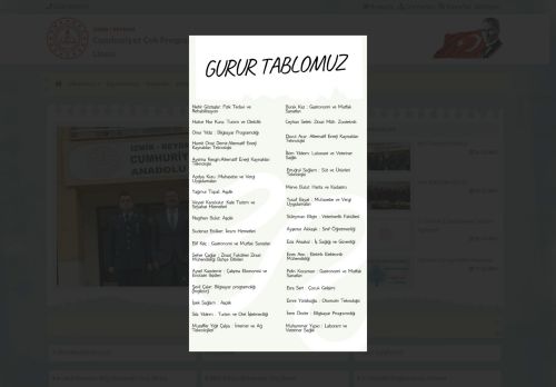 İZMİR / BEYDAĞ - Cumhuriyet Çok Programlı Anadolu Lisesi