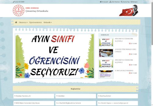 İZMİR / BORNOVA - Çimentaş Ortaokulu