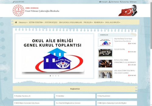 İZMİR / BORNOVA - Fırat Yılmaz Çakıroğlu İlkokulu