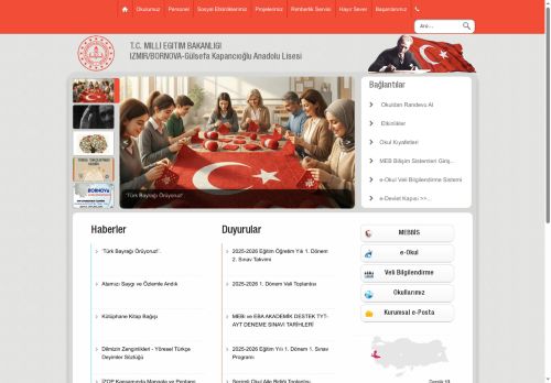 Gülsefa Kapancıoğlu Anadolu Lisesi - İZMİR / BORNOVA